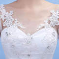 2021 Latest design lace wedding dress elegant sequined bridal dress